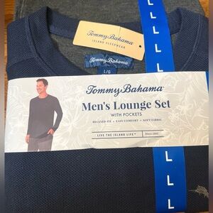 New NWT Tommy Bahama Grey Lounge Set 2-Piece Set